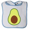 Infant Contrast Trim Terry Bib Thumbnail