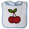 Infant Contrast Trim Terry Bib Thumbnail