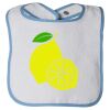 Infant Contrast Trim Terry Bib Thumbnail
