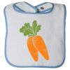 Infant Contrast Trim Terry Bib Thumbnail