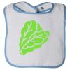 Infant Contrast Trim Terry Bib Thumbnail