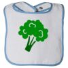 Infant Contrast Trim Terry Bib Thumbnail