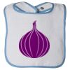 Infant Contrast Trim Terry Bib Thumbnail