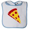 Infant Contrast Trim Terry Bib Thumbnail