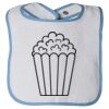 Infant Contrast Trim Terry Bib Thumbnail
