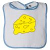 Infant Contrast Trim Terry Bib Thumbnail