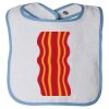 Infant Contrast Trim Terry Bib Thumbnail