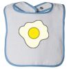 Infant Contrast Trim Terry Bib Thumbnail