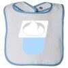 Infant Contrast Trim Terry Bib Thumbnail
