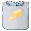Infant Contrast Trim Terry Bib Thumbnail