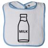 Infant Contrast Trim Terry Bib Thumbnail