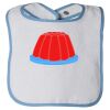 Infant Contrast Trim Terry Bib Thumbnail