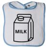 Infant Contrast Trim Terry Bib Thumbnail