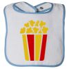 Infant Contrast Trim Terry Bib Thumbnail