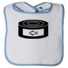 Infant Contrast Trim Terry Bib Thumbnail