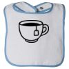 Infant Contrast Trim Terry Bib Thumbnail