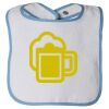 Infant Contrast Trim Terry Bib Thumbnail