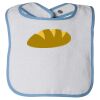 Infant Contrast Trim Terry Bib Thumbnail