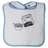 Infant Contrast Trim Terry Bib Thumbnail