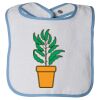 Infant Contrast Trim Terry Bib Thumbnail