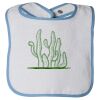 Infant Contrast Trim Terry Bib Thumbnail