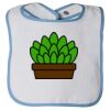 Infant Contrast Trim Terry Bib Thumbnail