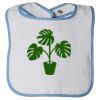 Infant Contrast Trim Terry Bib Thumbnail