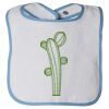Infant Contrast Trim Terry Bib Thumbnail