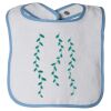 Infant Contrast Trim Terry Bib Thumbnail