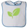 Infant Contrast Trim Terry Bib Thumbnail