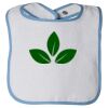 Infant Contrast Trim Terry Bib Thumbnail