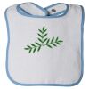 Infant Contrast Trim Terry Bib Thumbnail