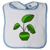 Infant Contrast Trim Terry Bib Thumbnail