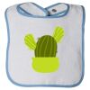 Infant Contrast Trim Terry Bib Thumbnail