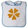 Infant Contrast Trim Terry Bib Thumbnail