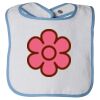 Infant Contrast Trim Terry Bib Thumbnail