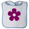 Infant Contrast Trim Terry Bib Thumbnail