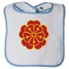 Infant Contrast Trim Terry Bib Thumbnail