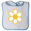 Infant Contrast Trim Terry Bib Thumbnail