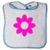 Infant Contrast Trim Terry Bib Thumbnail