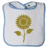 Infant Contrast Trim Terry Bib Thumbnail