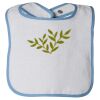 Infant Contrast Trim Terry Bib Thumbnail