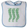 Infant Contrast Trim Terry Bib Thumbnail