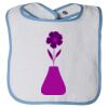 Infant Contrast Trim Terry Bib Thumbnail
