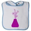 Infant Contrast Trim Terry Bib Thumbnail