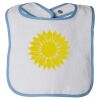 Infant Contrast Trim Terry Bib Thumbnail
