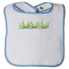 Infant Contrast Trim Terry Bib Thumbnail