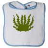 Infant Contrast Trim Terry Bib Thumbnail