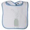 Infant Contrast Trim Terry Bib Thumbnail