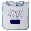 Infant Contrast Trim Terry Bib Thumbnail